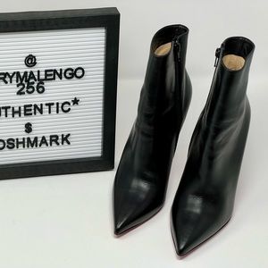 Christian Louboutin Calfskin So Kate Booty 100 Ankle Boots.
